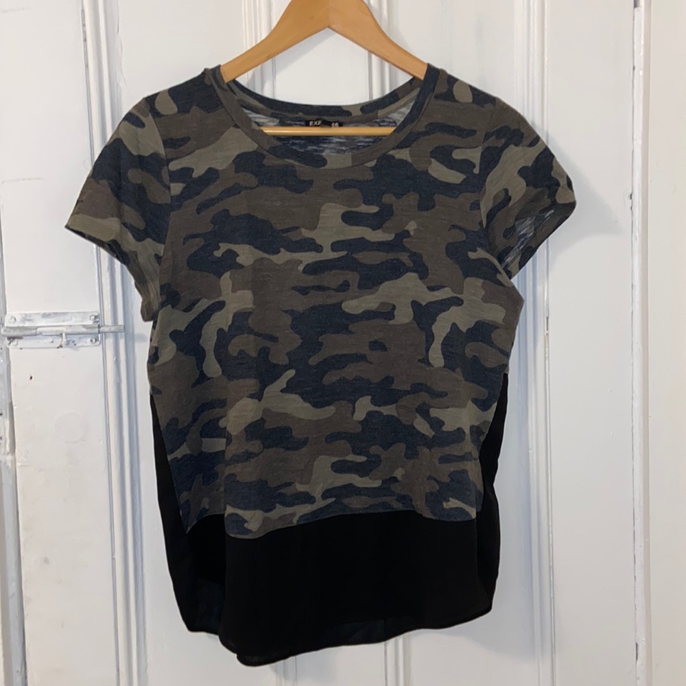 Express Half Mesh Camo T-shirt